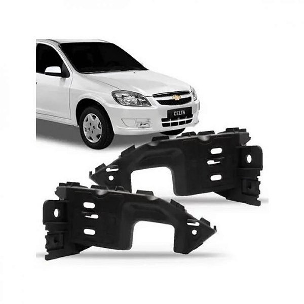 Suporte guia para para choque celta e prisma chevrolet de 2007 a 2011 lado esquerdo dianteiro