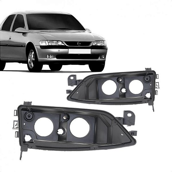 Carcaça de farol meriva chevrolet de 2002 a 2012 lado esquerdo