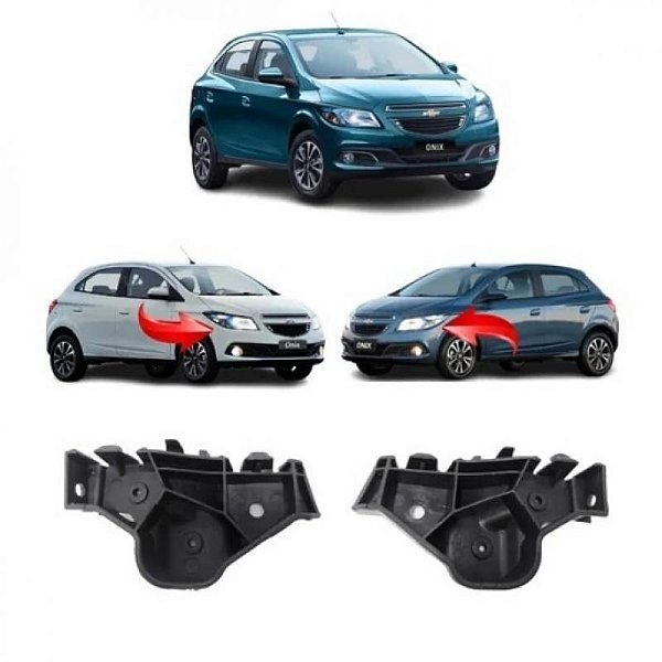 Suporte guia de para choque onix chevrolet de 2012 a 2016 dianteiro lado direito
