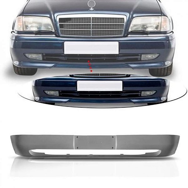 Moldura inferior do para choque c180 mercedes benz de 1994 a 1998 dianteira em primer