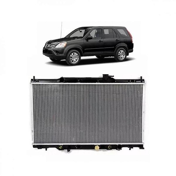 Radiador crv honda de 2002 a 2006 câmbio automático ou manual