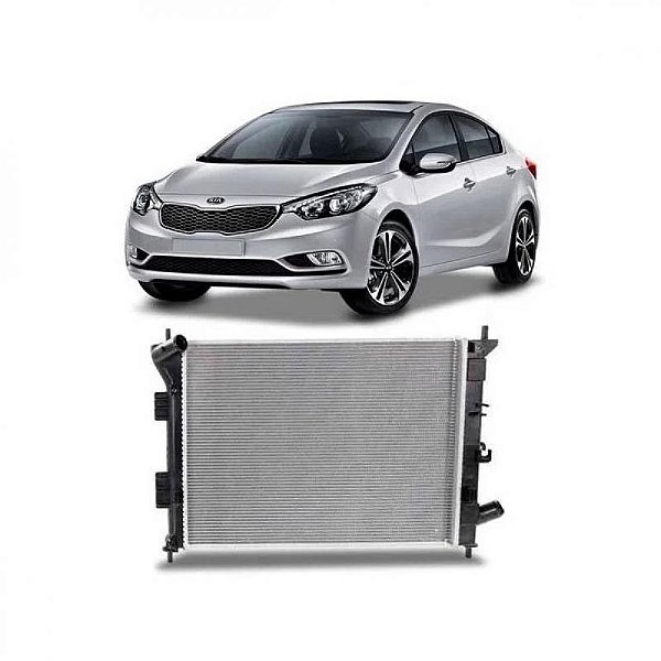 Radiador cerato kia de 2013 a 2017 câmbio automático ou manual