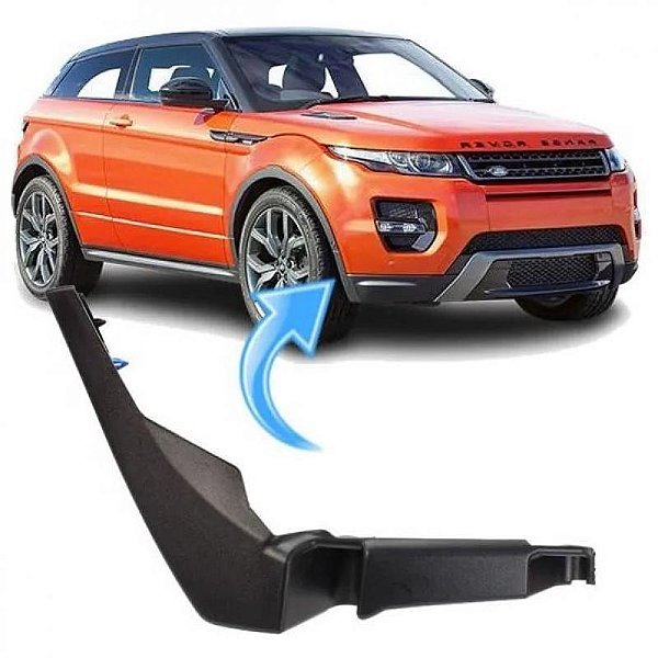 Moldura inferior para choque evoque land rover de 2012 a 2014 dianteira lado direito preto dynamic sem pisca texturizado