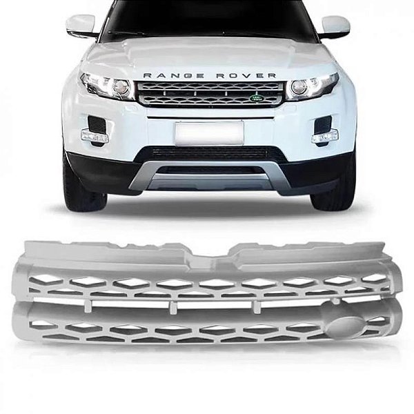 Grade do radiador evoque land rover de 2014 a 2015 prata pure e prestige