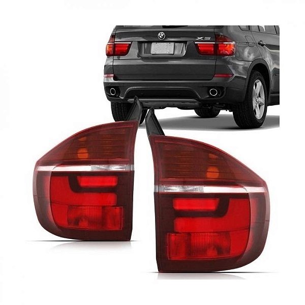 Lanterna x5 bmw de 2011 a 2013 traseira de canto lado esquerdo sem LED