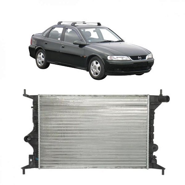 Radiador vectra chevrolet de 1997 a 2005 manual sem ar motor 2.0