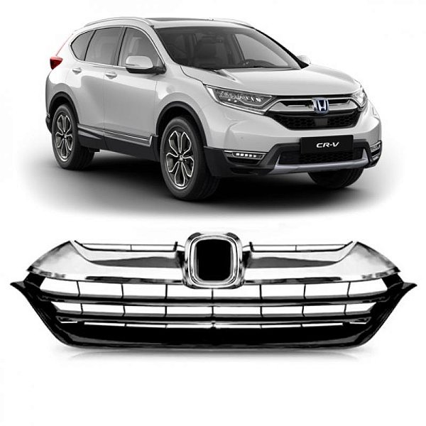 Grade do radiador crv honda de 2021 com friso cromado