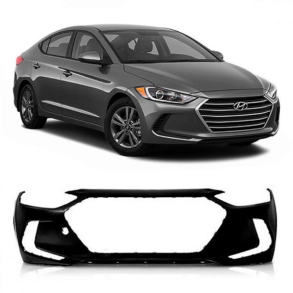 Para choque elantra hyundai de 2017 a 2018 dianteiro superior