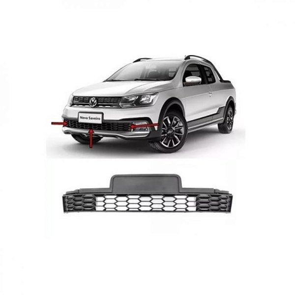 Grade do para choque saveiro cross volkswagen de 2017 a 2022 e crossfox volkswagen de 2015 a 2022 central