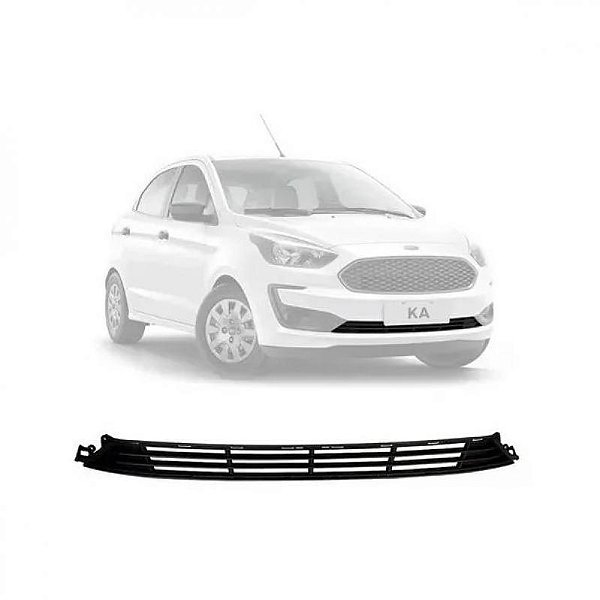 Grade de para choque ka ford de 2019 a 2022 dianteiro central inferior
