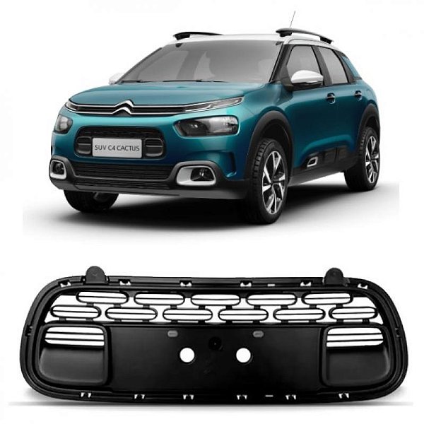 Grade do para choque c4 cactus citroën de 2019 a 2024 dianteira central