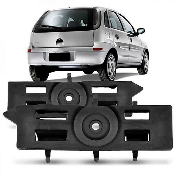 Suporte guia para para choque corsa chevrolet de 2005 a 2011 lado direito traseiro hatch