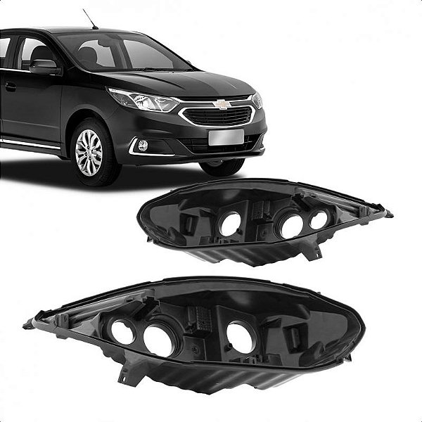Carcaça do farol cobalt chevrolet de 2017 a 2020 lado esquerdo