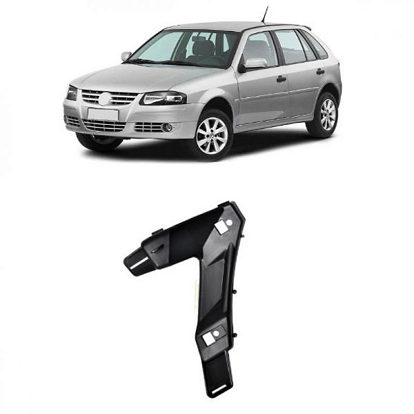 Suporte guia para choque gol volkswagen de 2004 a 2008 dianteiro lado direito quarta geração