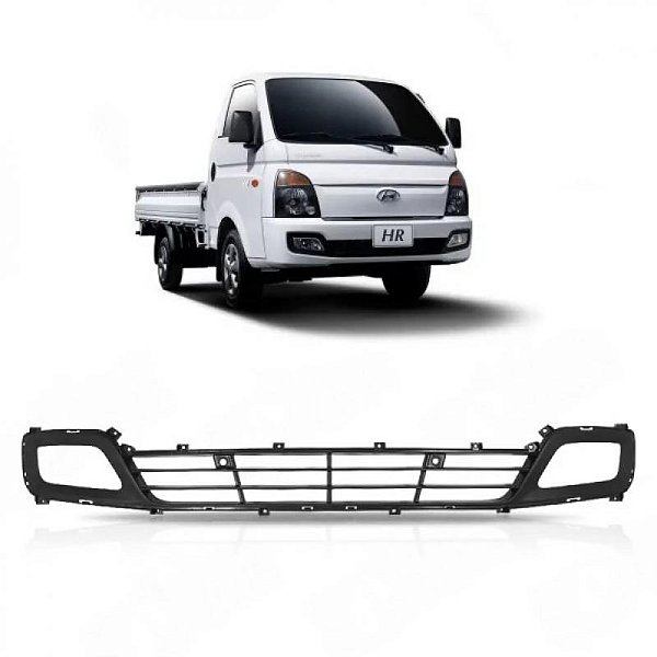 Grade de para choque hr hyundai de 2013 a 2025 central dianteiro