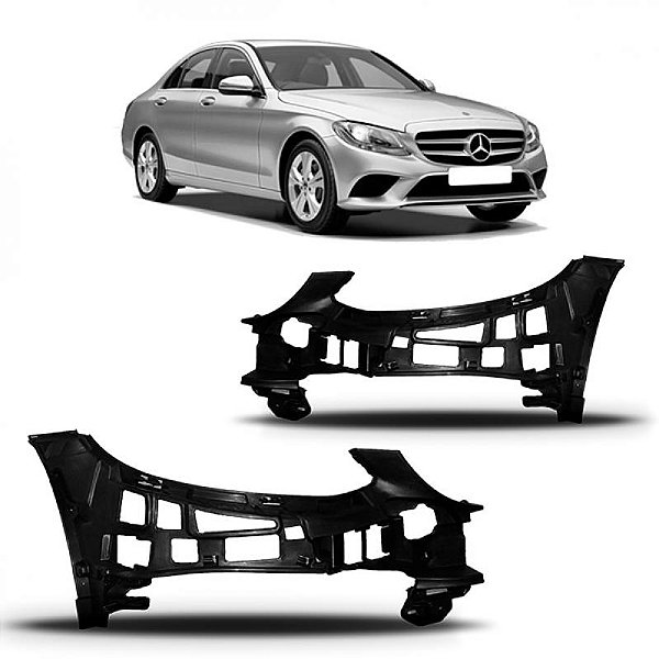 Suporte do para choque c180 mercedes benz de 2015 a 2018 dianteiro lado direito
