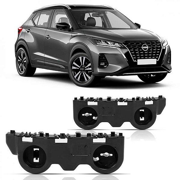 Suporte guia do para choque kicks nissan de 2022 a 2024 dianteiro lado esquerdo