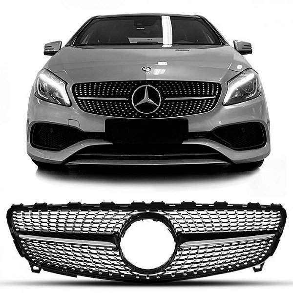 Grade do radiador a200 mercedes benz de 2016 a 2018 modelo cibie diamante
