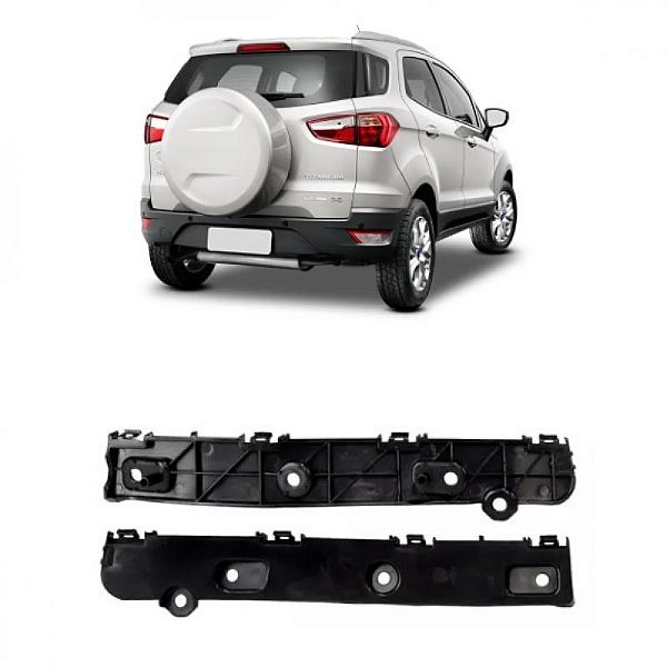 Guia de para choque ecosport ford de 2013 a 2017 lado direito traseiro
