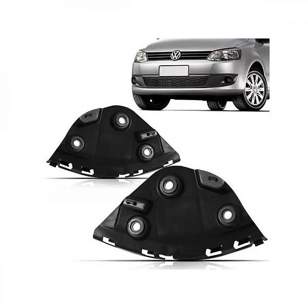 Suporte guia para para choque crossfox volkswagen de 2010 a 2014 dianteiro lado esquerdo