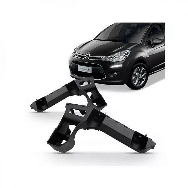 Suporte guia para para choque c3 aircross citroën de 2011 a 2015 dianteiro lado esquerdo