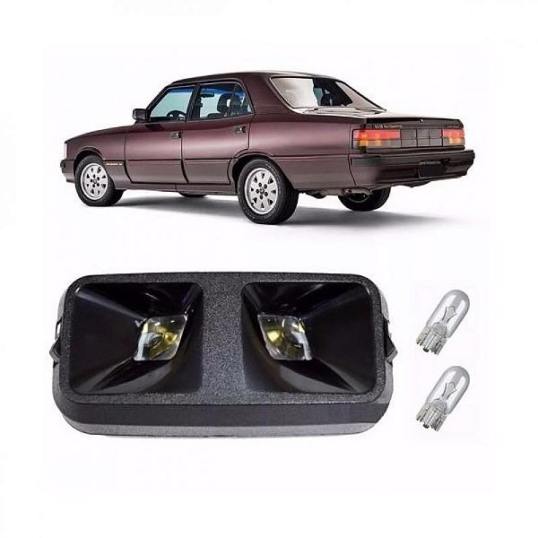 Lanterna de teto opala e monza chevrolet de 1985 em diante e kadett chevrolet de 1989 em diante preto