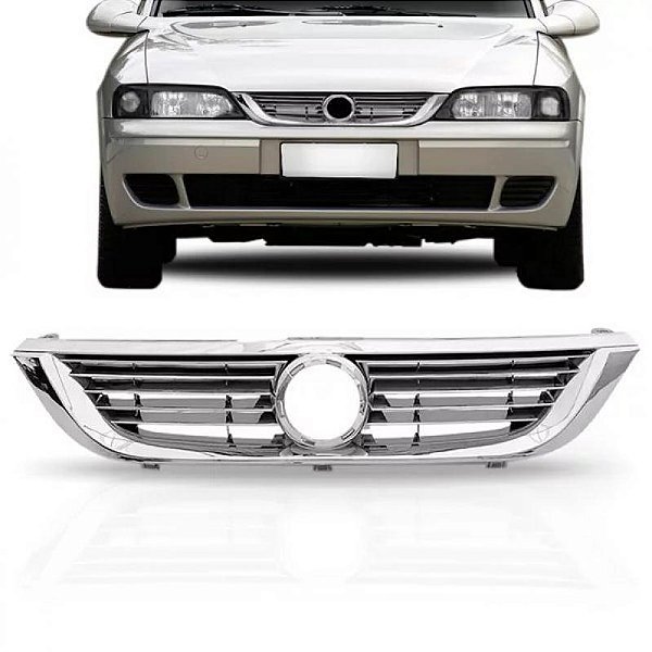 Grade do radiador vectra chevrolet de 1997 a 2005 toda cromada