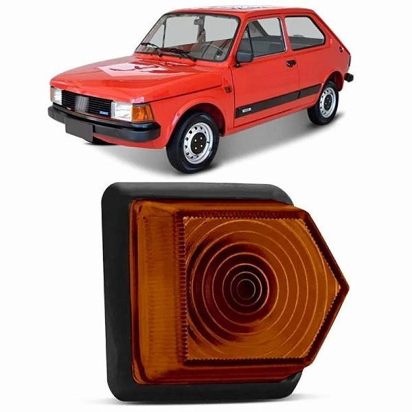 Lanterna 147 fiat de 1979 a 1982 lateral âmbar
