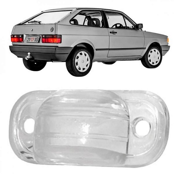 Lanterna de placa gol voyage parati saveiro volkswagen de 1987 a 1994