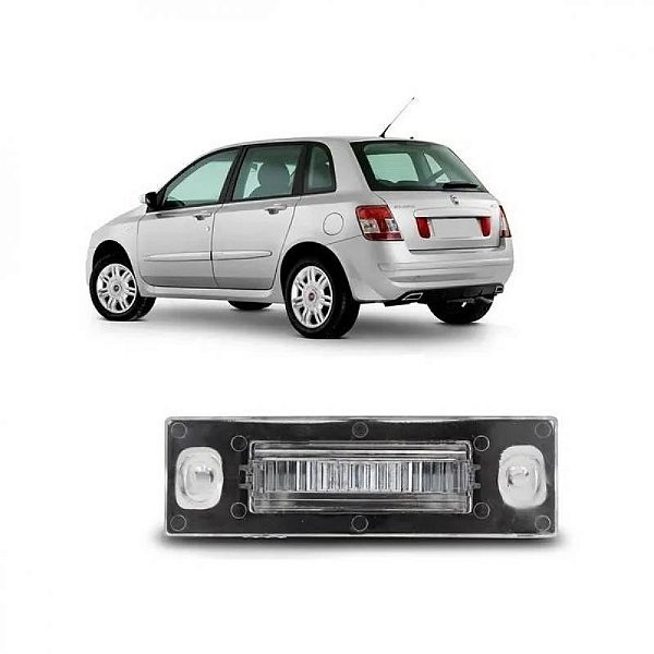 Lanterna de placa stilo fiat de 2003 a 2007