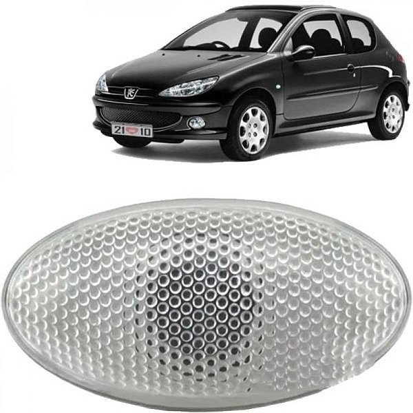 Lanterna 206 e 307 peugeot de 2005 a 2010 lateral cristal