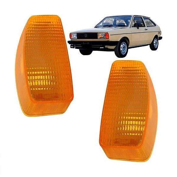 Lanterna gol volkswagen de 1982 a 1986 dianteira lado esquerdo âmbar ABS de alta resistência