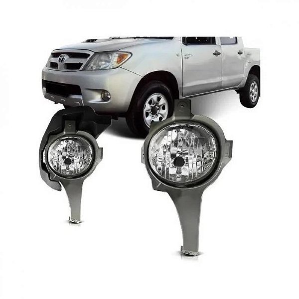 Farol auxiliar hilux toyota de 2005 a 2008 lado direito picape