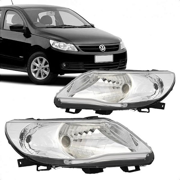Farol gol volkswagen de 2009 a 2012 lado direito foco simples geração 5