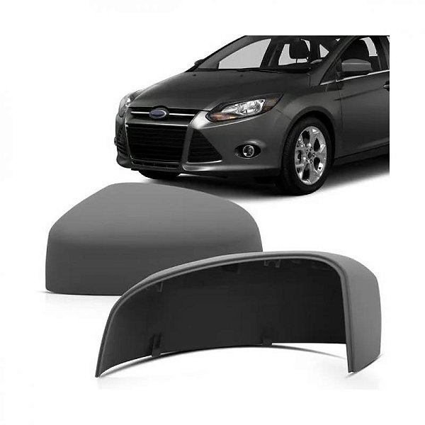 Capa do retrovisor focus ford de 2014 a 2019 lado direito externo com acabamento em primer