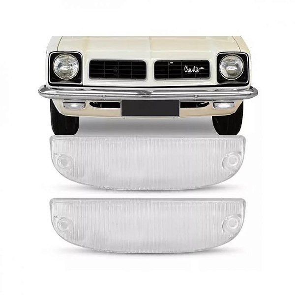Lente de lanterna chevette e marajó chevrolet de 1979 a 1982 dianteira cristal