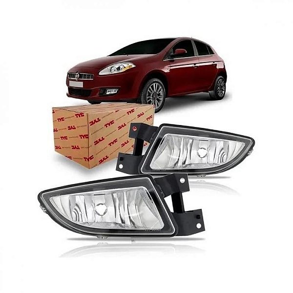 Farol auxiliar bravo fiat de 2011 a 2016 lado direito