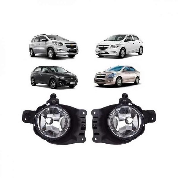 Farol auxiliar spin chevrolet de 2012 a 2024 onix e prisma chevrolet e s10 chevrolet de 2017 a 2020 par