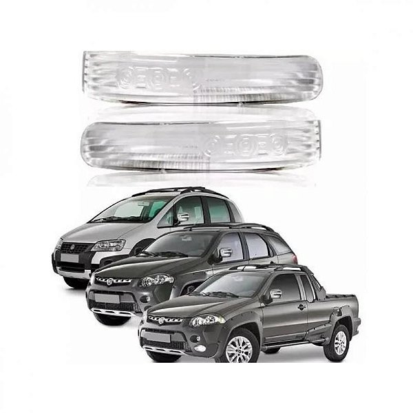 Lente do pisca do retrovisor idea fiat de 2005 a 2010 lado esquerdo externo
