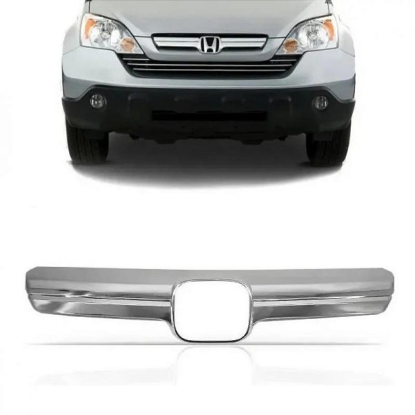 Friso da grade do radiador crv honda de 2007 a 2009 cromado