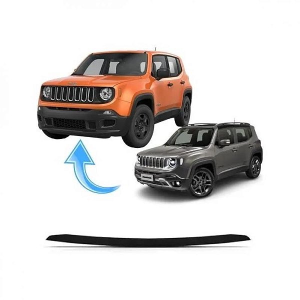Spoiler do para choque renegade jeep de 2015 a 2021 dianteiro