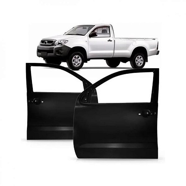 Porta hilux toyota de 2005 a 2015 dianteira lado direito picape cabine simples