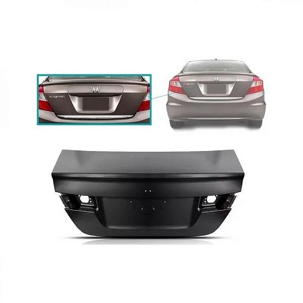 Tampa do porta malas civic honda de 2012 a 2016 traseira