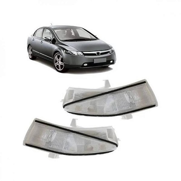 Pisca do retrovisor civic honda de 2007 a 2011 lado esquerdo externo