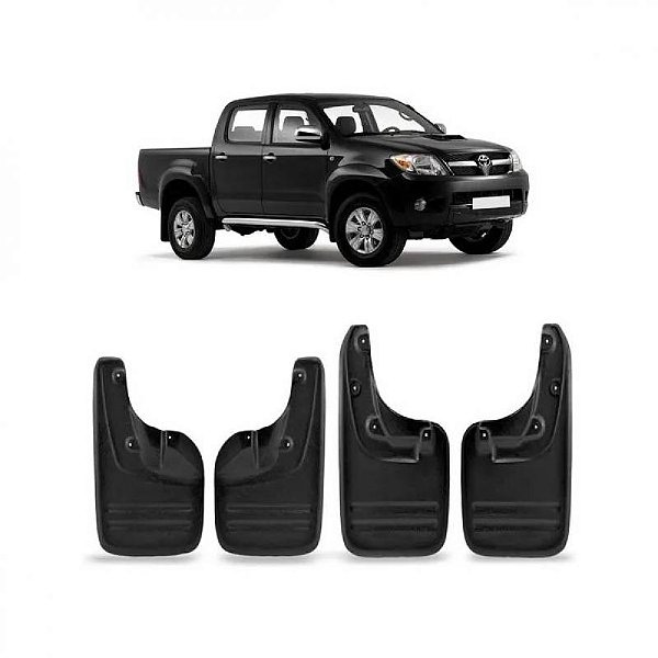 Parabarro hilux toyota de 2005 a 2011 caminhonete conjunto de 4 peças até 2023