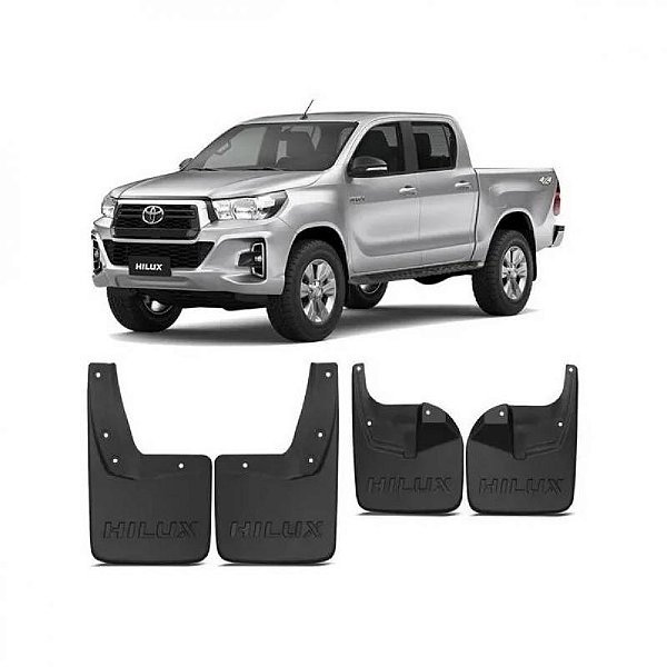 Parabarro hilux toyota de 2016 a 2023 picape tração nas quatro rodas conjunto