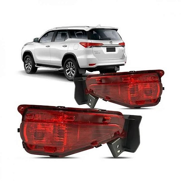 Refletor do para choque hilux sw4 toyota de 2016 a 2025 traseiro lado esquerdo