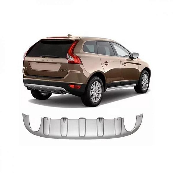 Spoiler de para choque xc60 volvo de 2008 a 2013 traseiro