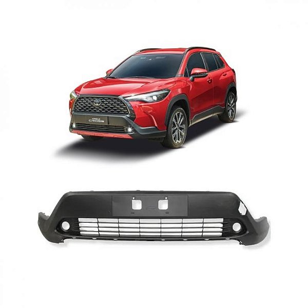 Spoiler para choque corolla cross toyota de 2021 a 2025 dianteiro