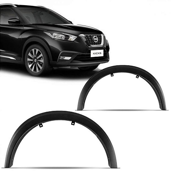 Moldura do vão do paralama kicks nissan de 2017 a 2021 dianteira lado esquerdo